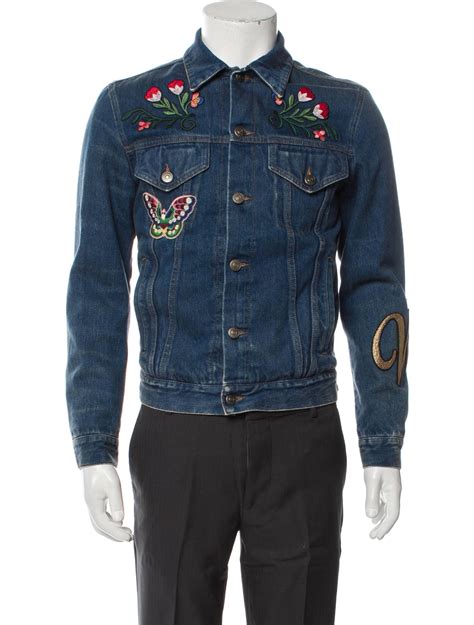 L'Aveugle Par Amour Graphic Print Denim Jacket 